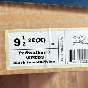 Propet PedWalker3 for woman size 9.5 2E(X) black stretch shoe